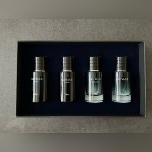 Dior Sauvage men’s cologne Collection - Black and Silver